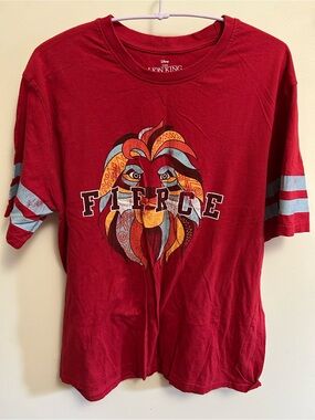 Disney Red Lion King 'Fierce' Graphic Tee